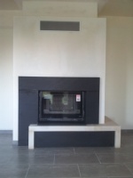 Cheminée contemporaine