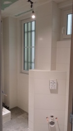 rénovation appartement partie salle de bains