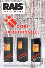 OFFRE PROMOTIONNELLE DU 15 FEVRIER AU 31 MAI 2019 POELE RAIS